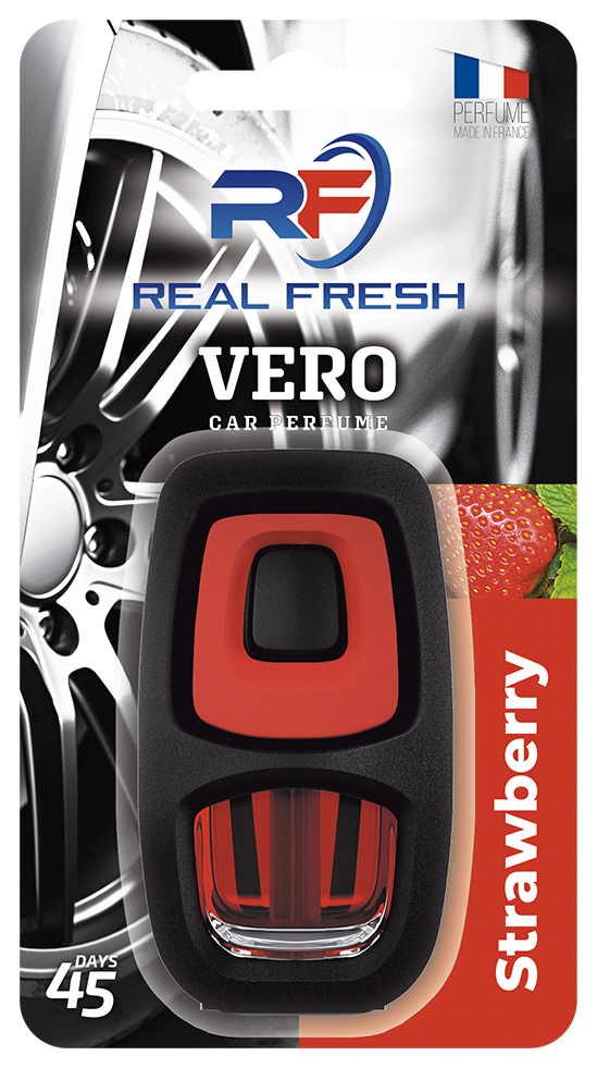 

Автомобильный ароматизатор Real Fresh VERO Strawberry (клубника) 8 мл, Strawberry