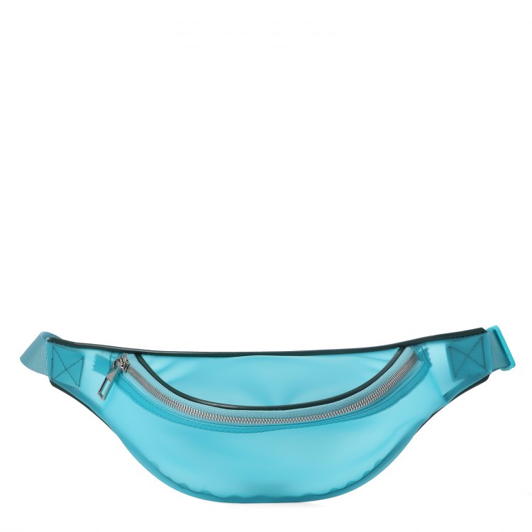 Поясная сумка женская Calzetti TRANSPARENT BELT BAG NEW, зелено-голубой