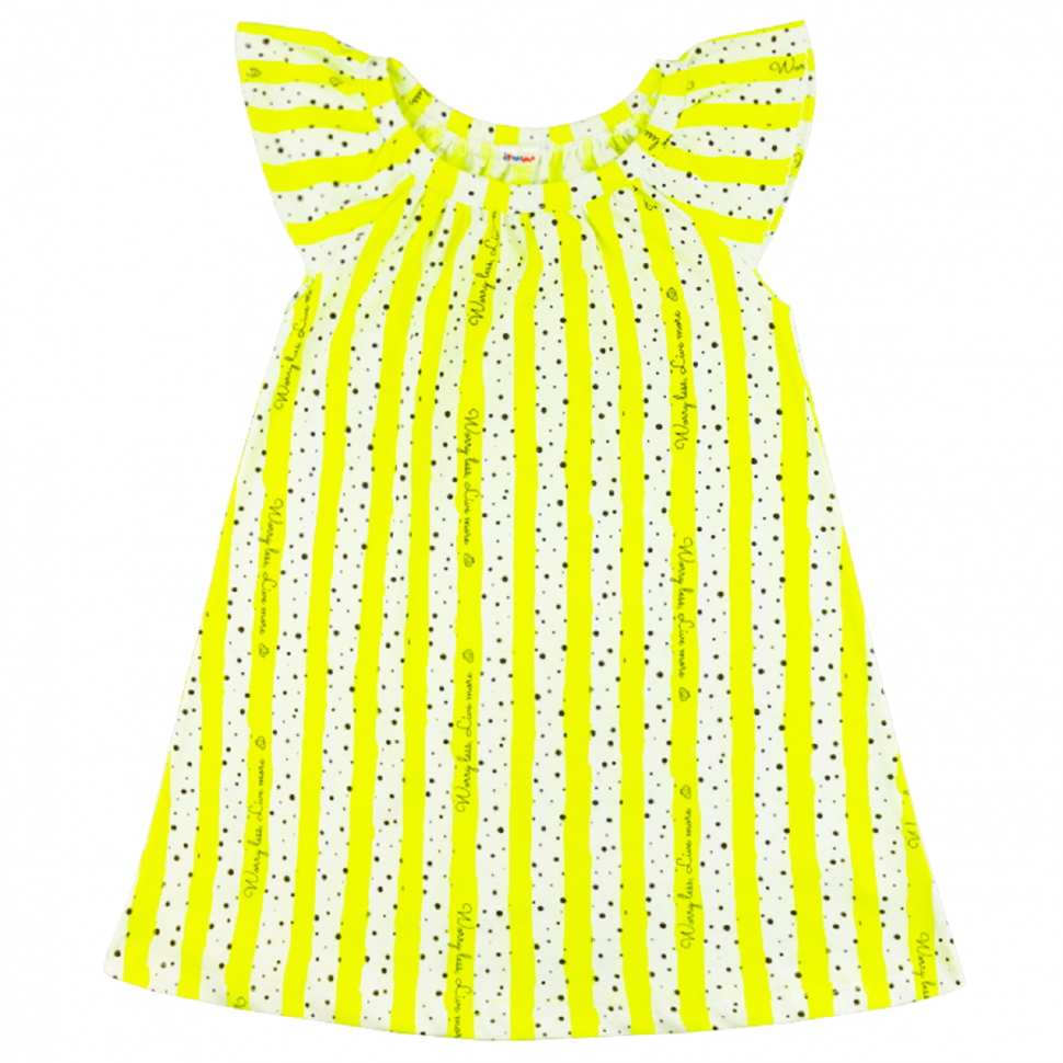 фото Платье детское для девочек youlala цб-00000875 цвет желтый размер 122