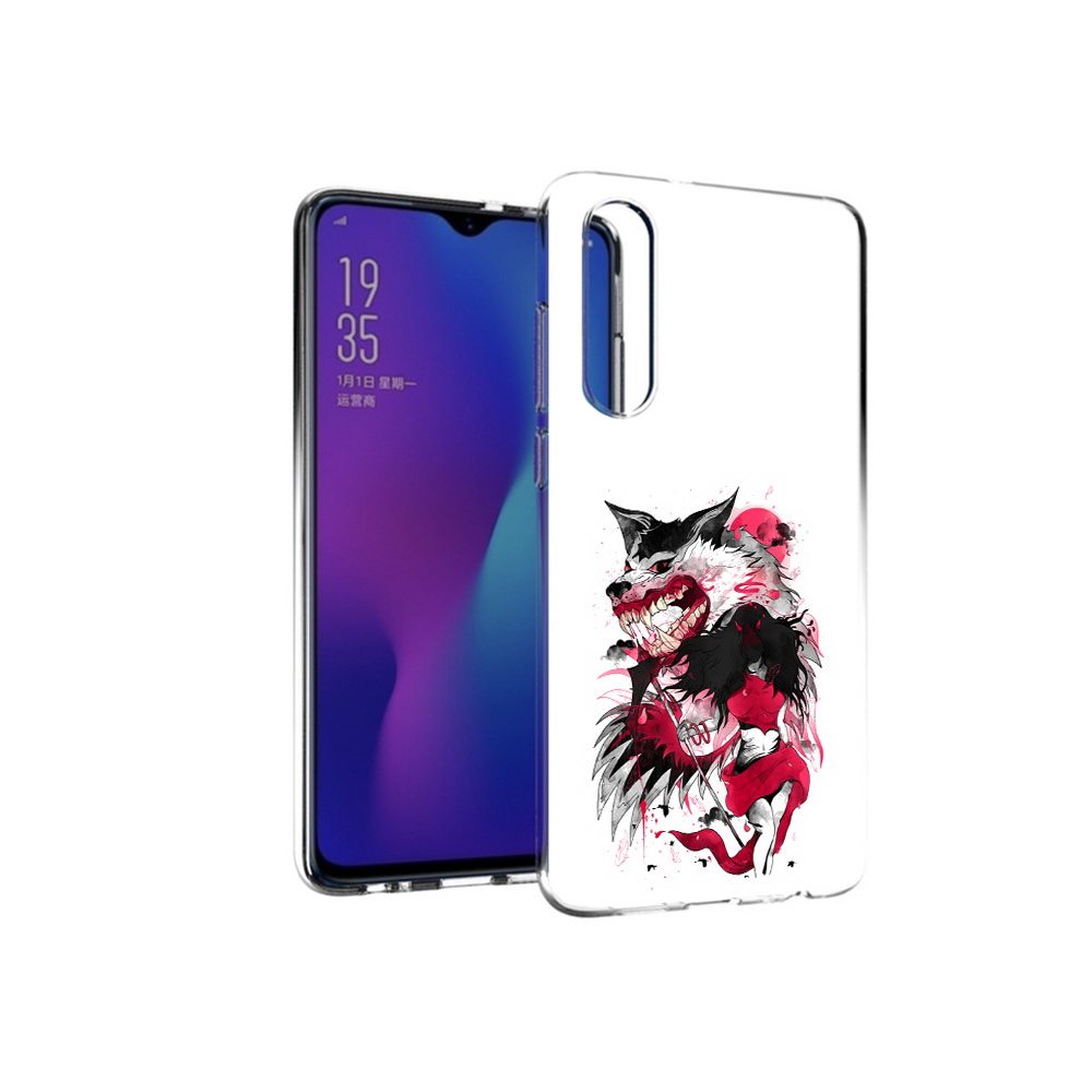 

Чехол MyPads Tocco для Huawei P30 красная шапочка, Прозрачный, Tocco
