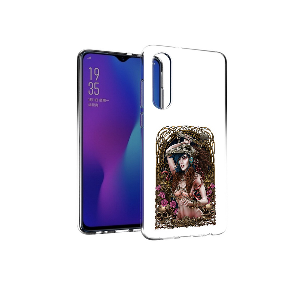 

Чехол MyPads Tocco для Huawei P30 красивая девушка рисунок, Прозрачный, Tocco
