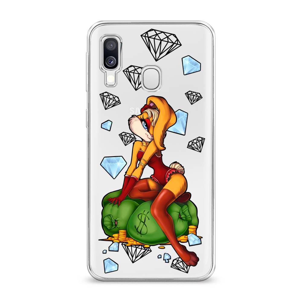 

Чехол на Samsung Galaxy A40 "Лола Банни с бриллиантами", Красный;оранжевый;зеленый, 28050-6