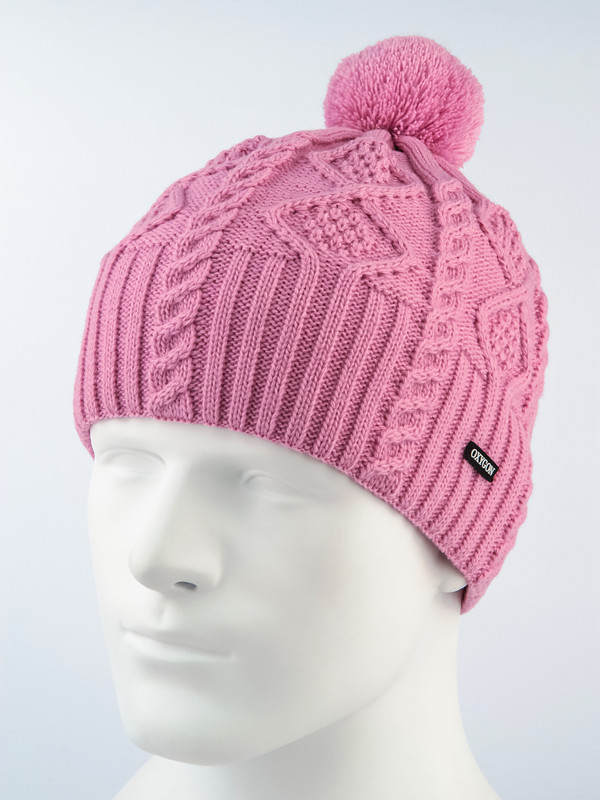 

Шапка бини мужская OXYGON Buddy розовая, р.54-59, Buddy