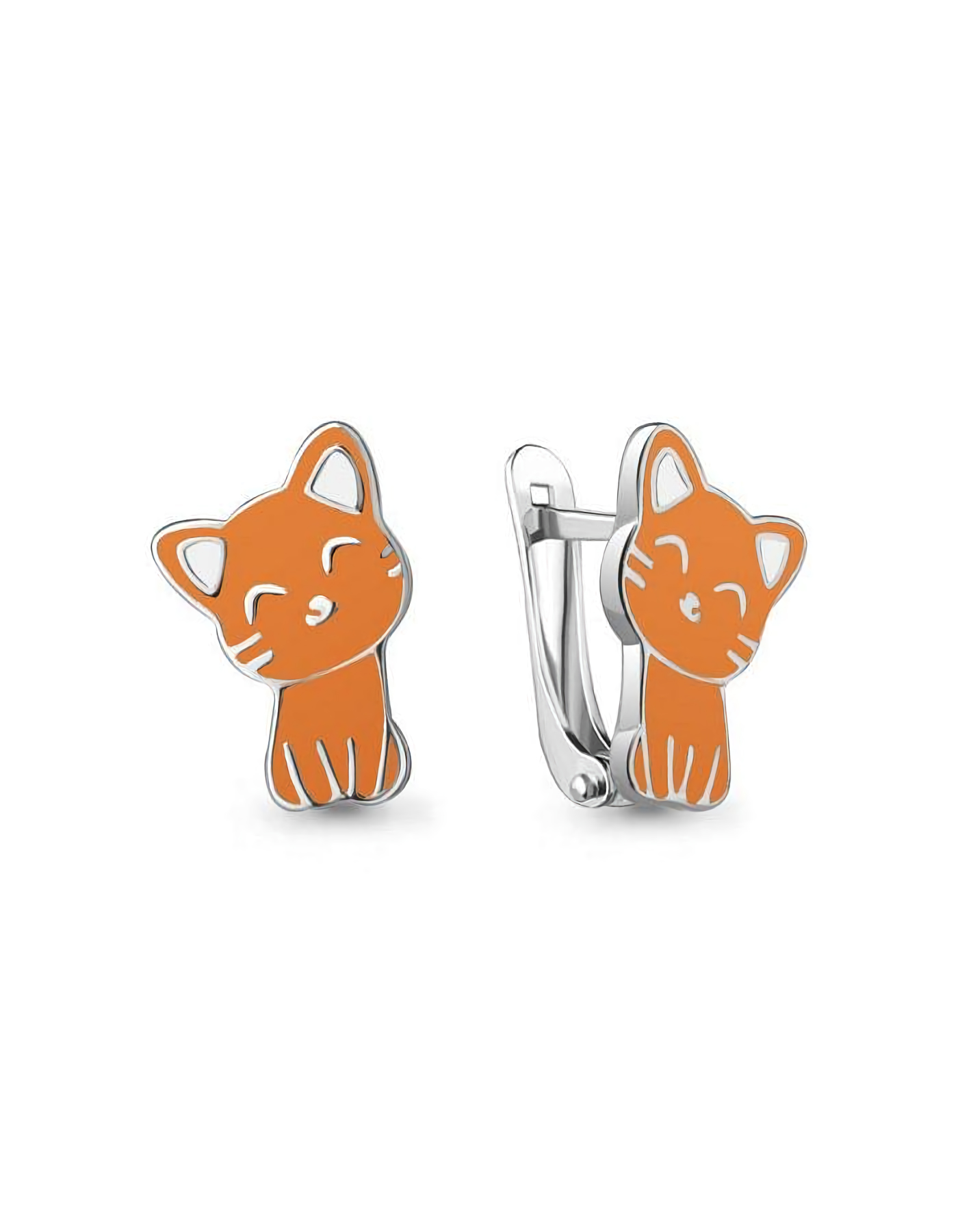 

Серьги из серебра TEO MAORI 834313.5, эмаль, 834313.5