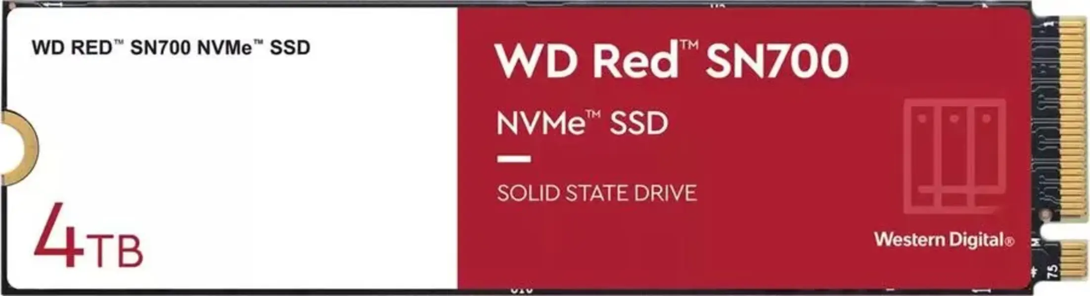 SSD накопитель WD M.2 2280 4 ТБ (WDS400T1R0C)