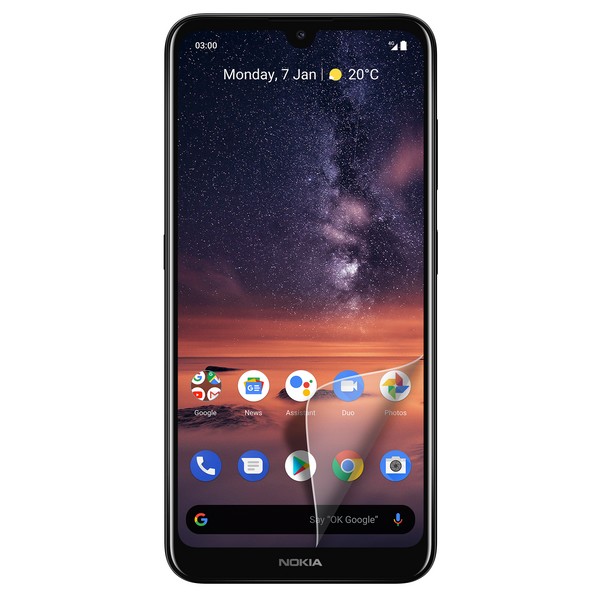 

Стекло защитное гибридное Krutoff для Nokia 3.2