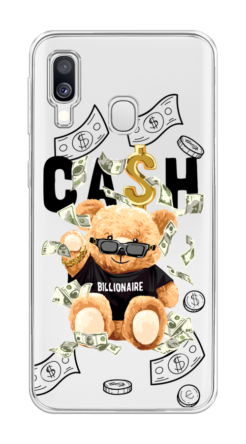 

Чехол на Samsung Galaxy A40 "Big cash", Черный;серый;бежевый, 28050-6