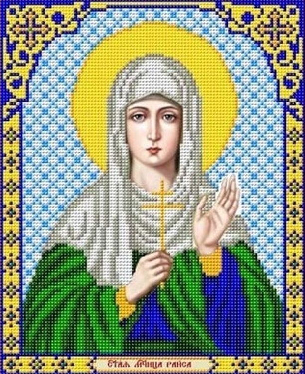 

Рисунок на ткани Святая Раиса