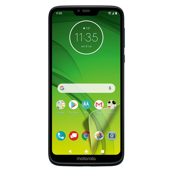 

Стекло защитное гибридное Krutoff для Motorola Moto G7 Power