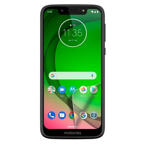 Стекло защитное гибридное Krutoff для Motorola Moto G7 Play