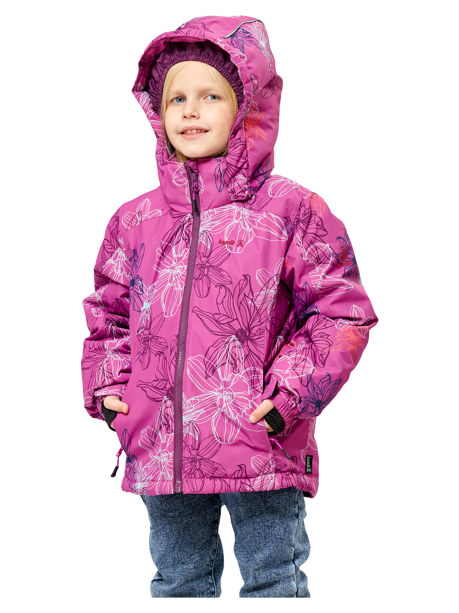 Куртка детская Tallie Leilani2 V46995_Fup, розовый, фиолетовый, 104