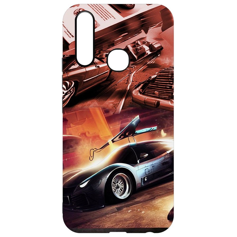 

Чехол-накладка Софт Автодинамика для Vivo Y12, Черный