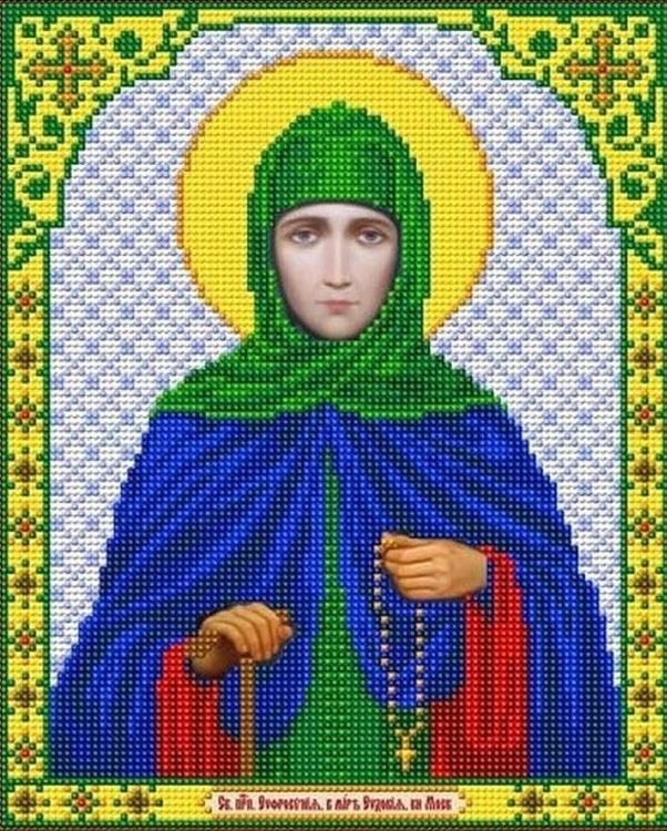 

Рисунок на ткани Святая Евдокия