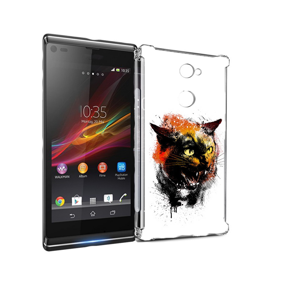 

Чехол MyPads Tocco для Sony Xperia L2 сиамский кот (PT99662.233.598), Прозрачный, Tocco