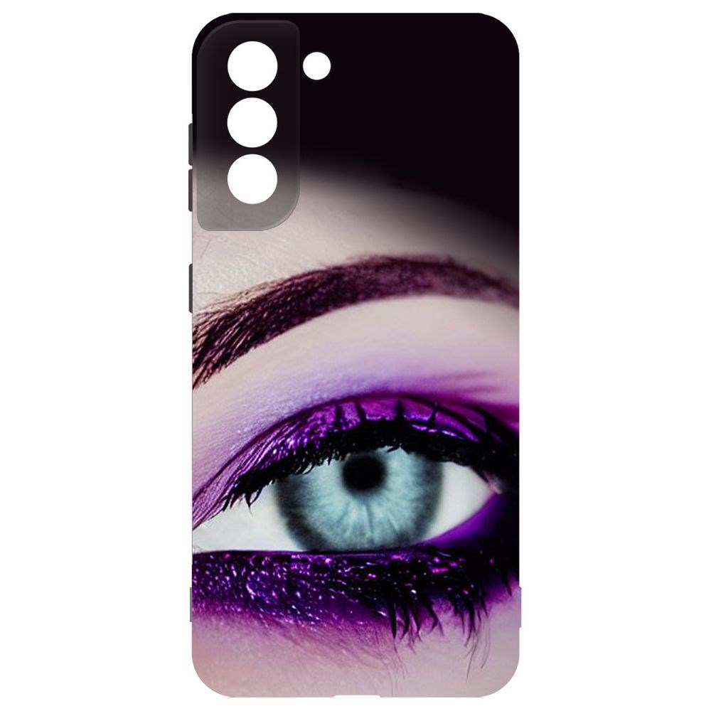 

Чехол-накладка Софт Взгляд для Samsung Galaxy S21 FE (G990), Черный