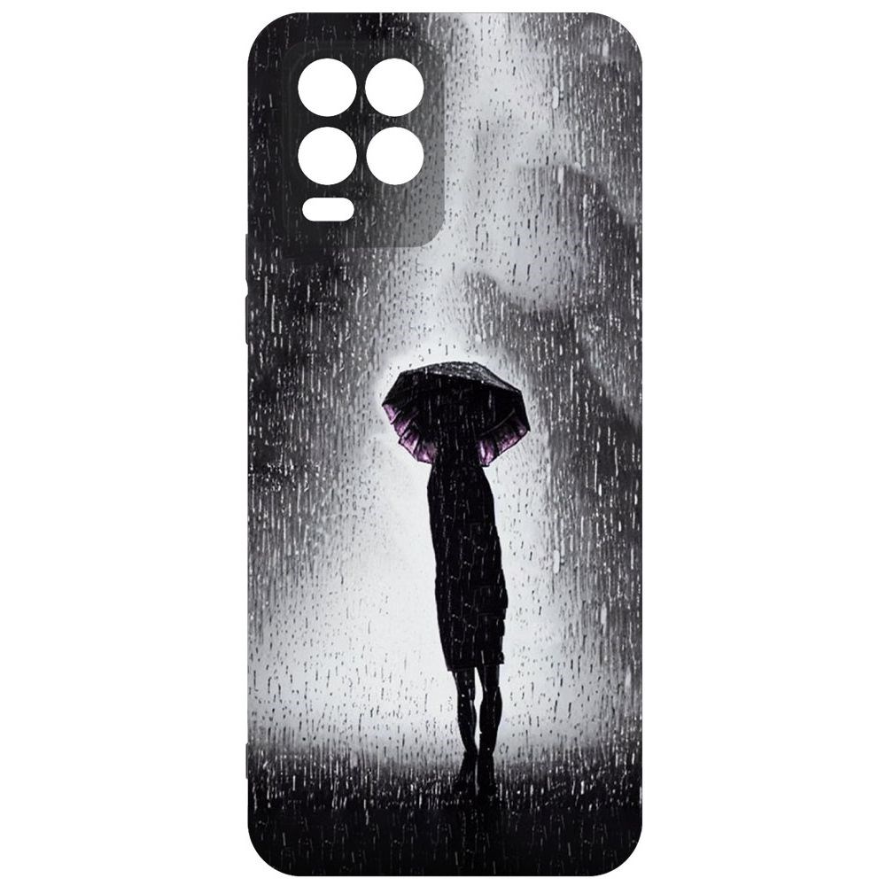 

Чехол-накладка Софт Ночная крипота для Realme 8/8 Pro 4G, Черный