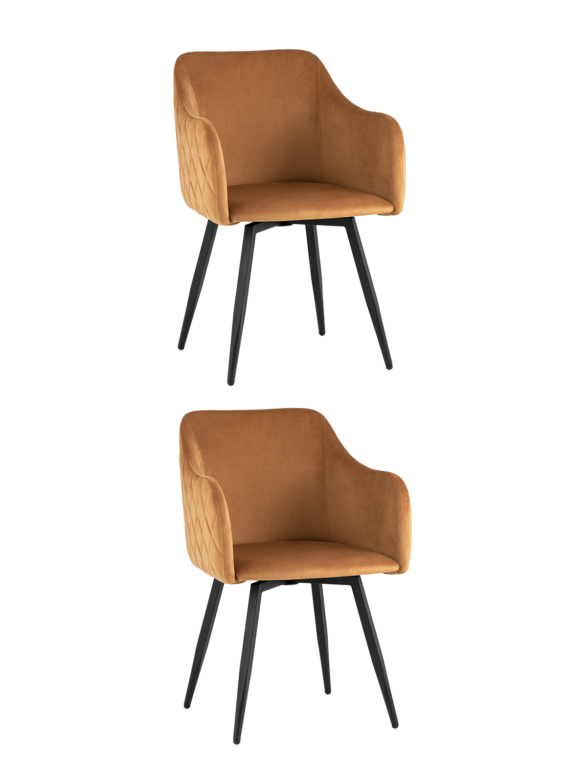

Комплект стульев 2 шт. Stool Group Ника, терракотовый, Ника