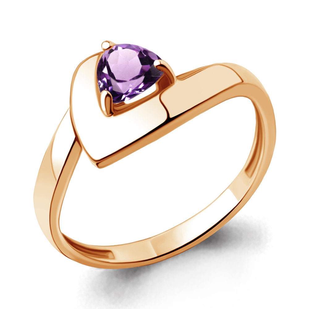 

Кольцо из серебра с аметистом р., Aquamarine 6949004, 6949004_925_з