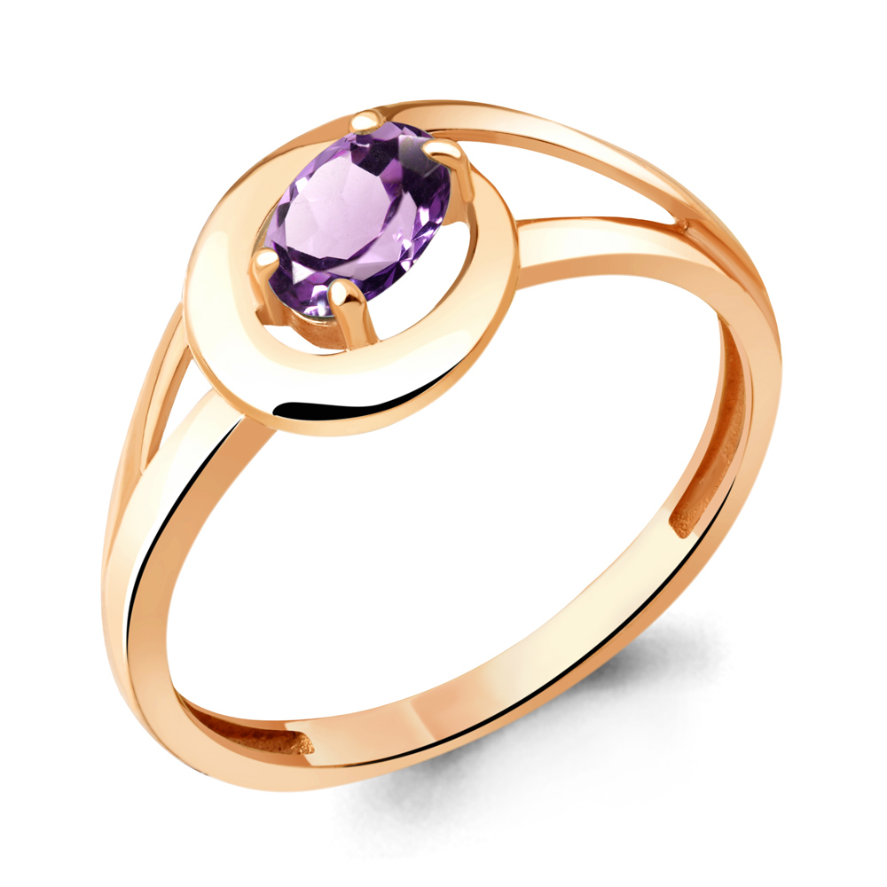 

Кольцо из серебра с аметистом р. Aquamarine 6948504, 6948504_925_з