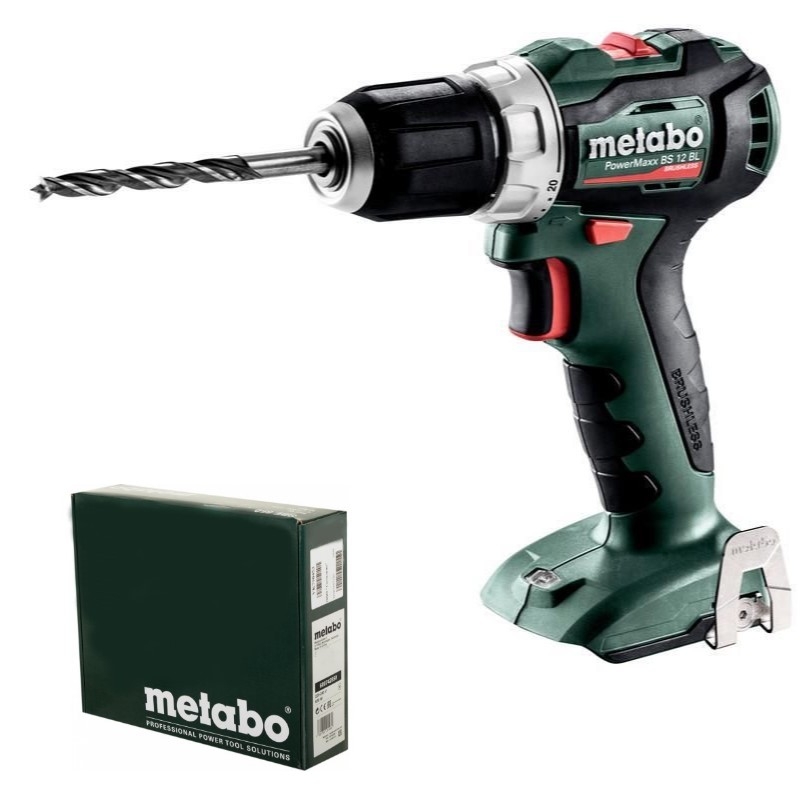 

Акк. безударная дрель-шуруповерт Metabo PowerMaxx BS 12 BL 601038890, PowerMaxx BS 12 BL