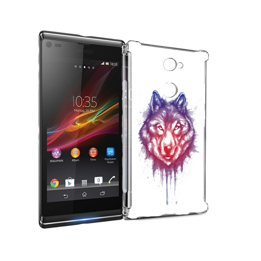 

Чехол MyPads Tocco для Sony Xperia L2 пушистый волк (PT99662.233.561), Прозрачный, Tocco