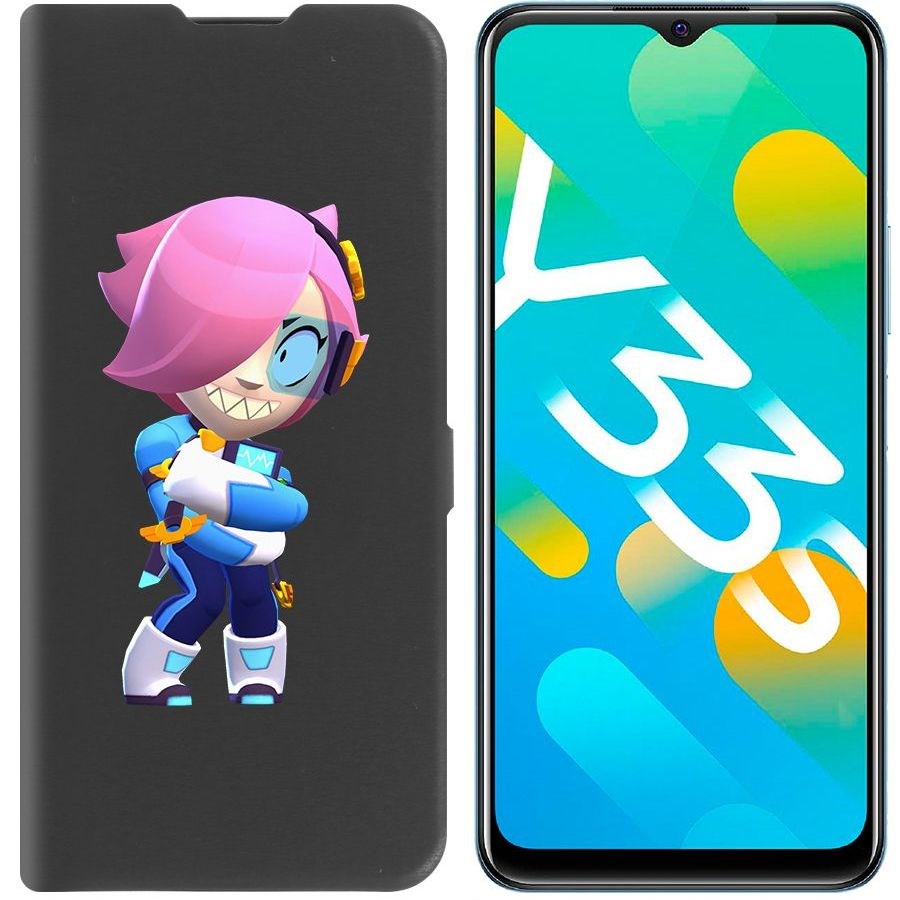 

Чехол-книжка Eco Book для Vivo Y33s Brawl Stars-Колетт Навигатор