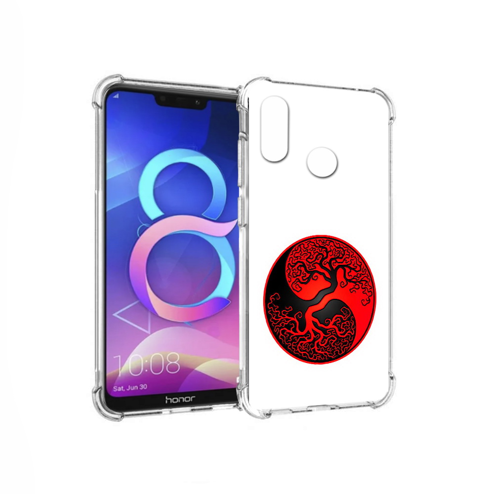

Чехол MyPads Tocco для Honor 8C инь янь дерево (PT121522.29.379), Прозрачный, Tocco
