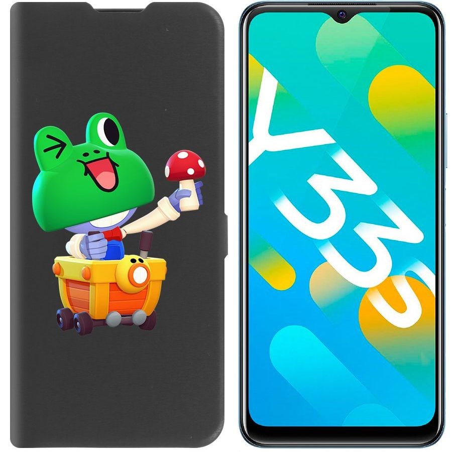 

Чехол-книжка Eco Book для Vivo Y33s Brawl Stars-Леонард Карл