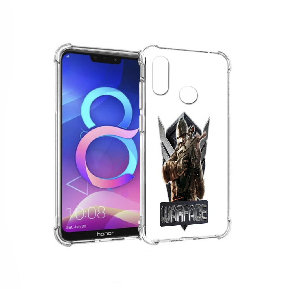 

Чехол MyPads Tocco для Honor 8C игра про войну (PT121522.29.374), Прозрачный, Tocco
