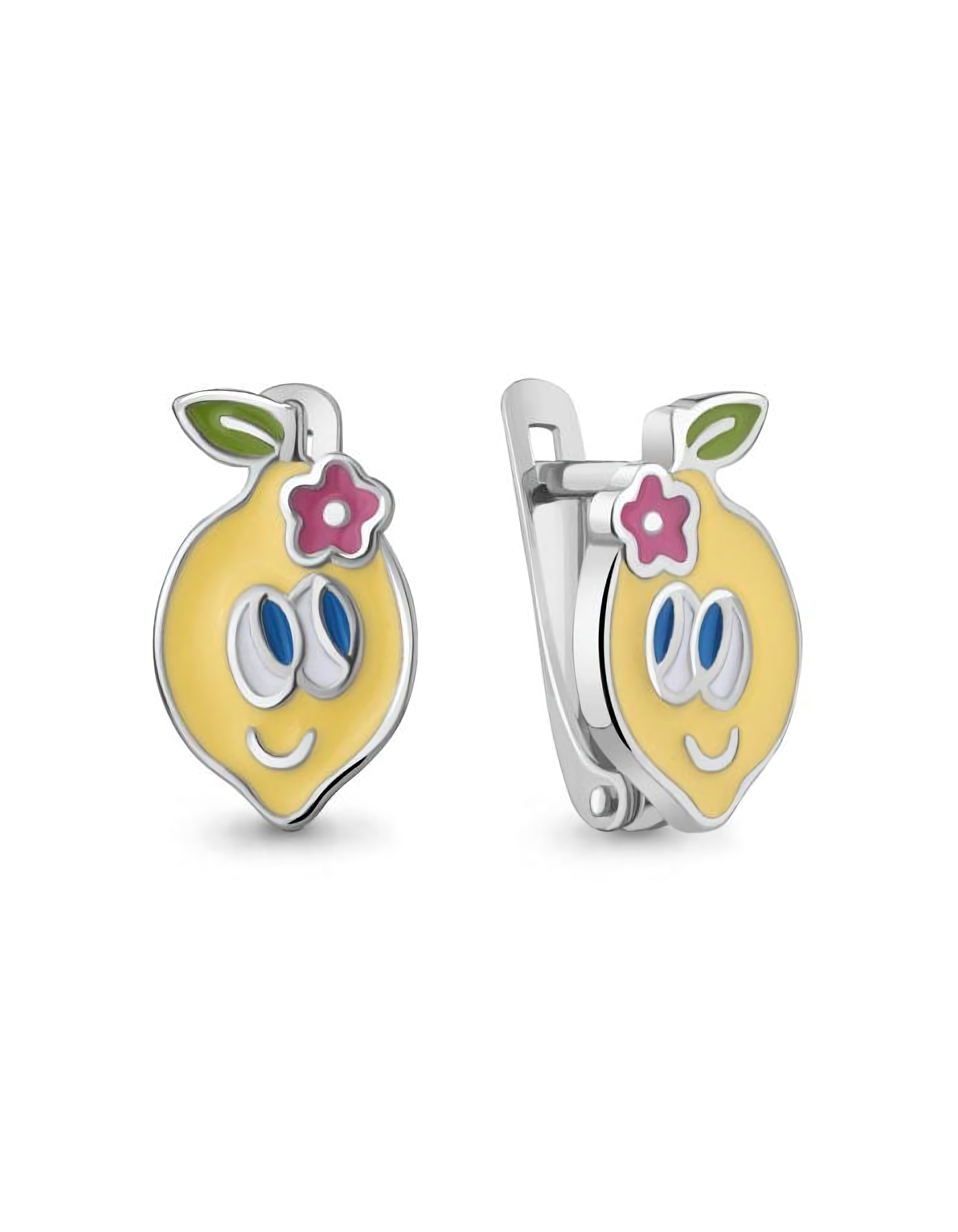 

Серьги из серебра TEO MAORI 834237.5, эмаль, 834237.5