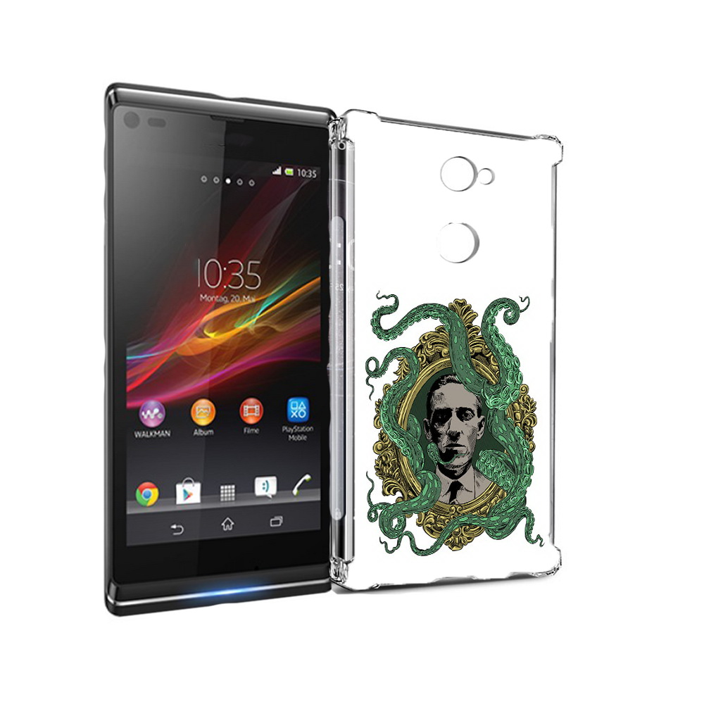 

Чехол MyPads Tocco для Sony Xperia L2 портрет с кракеном (PT99662.233.552), Прозрачный, Tocco
