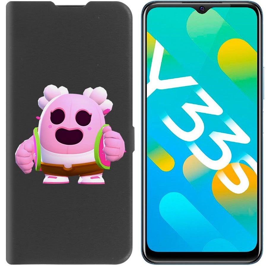 

Чехол-книжка Eco Book для Vivo Y33s Brawl Stars-Сакура Спайк