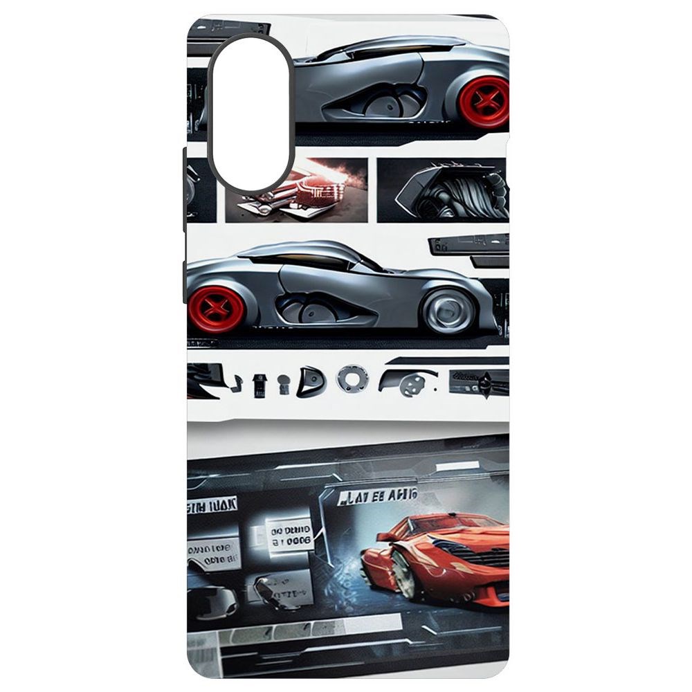 

Чехол-накладка Софт Гаражный постер для ZTE Blade A31 Plus