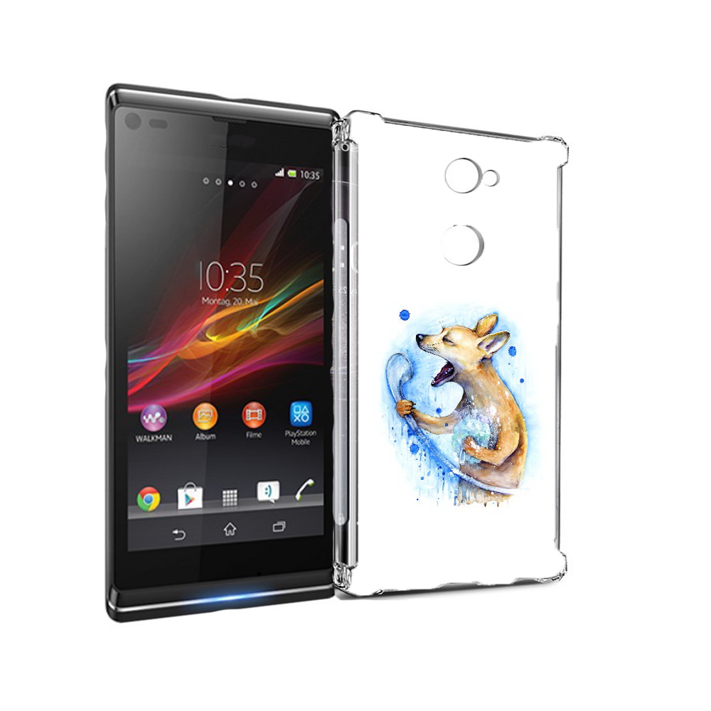 

Чехол MyPads Tocco для Sony Xperia L2 пение в душе (PT99662.233.537), Прозрачный, Tocco