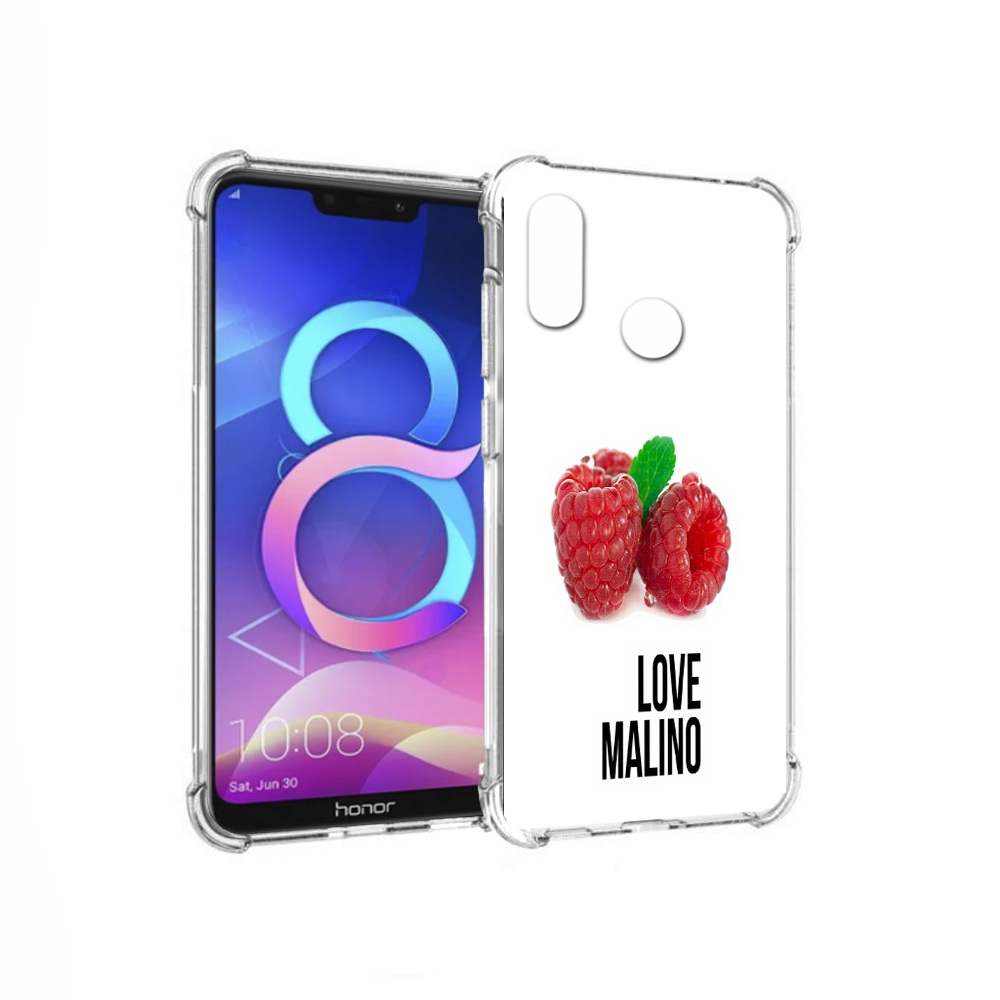

Чехол MyPads Tocco для Honor 8C Бренд лове малино (PT121522.29.36), Прозрачный, Tocco