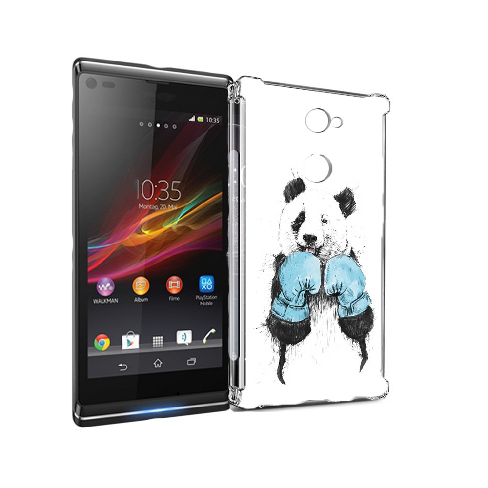 

Чехол MyPads Tocco для Sony Xperia L2 панда боксер (PT99662.233.531), Прозрачный, Tocco