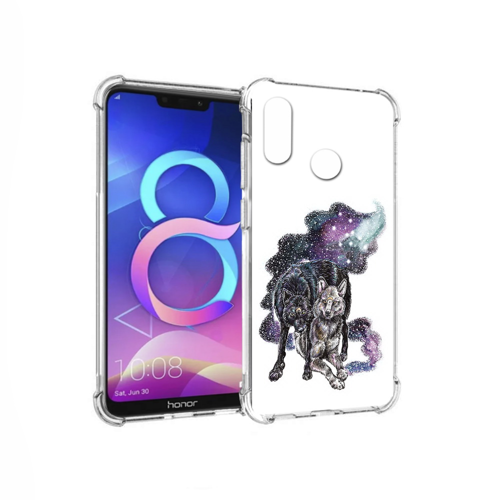 

Чехол MyPads Tocco для Honor 8C звездные волки (PT121522.29.352), Прозрачный, Tocco