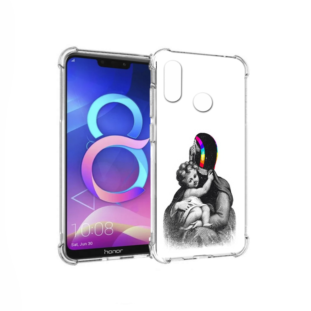 

Чехол MyPads Tocco для Honor 8C защитник в шлеме (PT121522.29.350), Прозрачный, Tocco