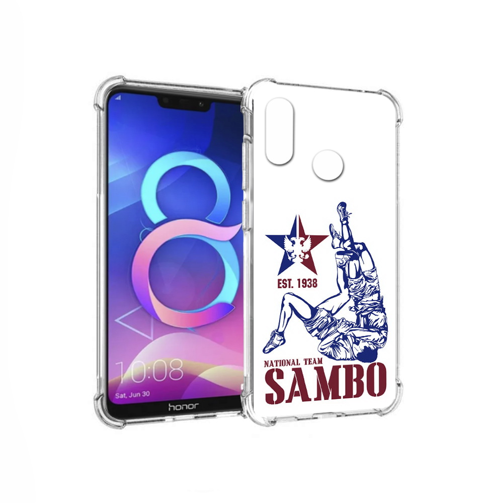 

Чехол MyPads Tocco для Honor 8C единоборства самбо (PT121522.29.344), Прозрачный, Tocco