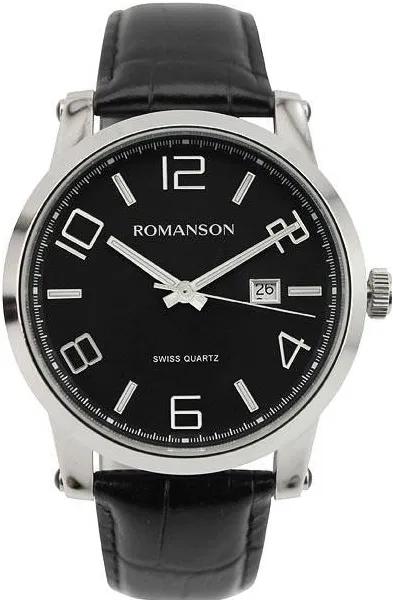 фото Наручные часы мужские romanson tl0334mw(bk)