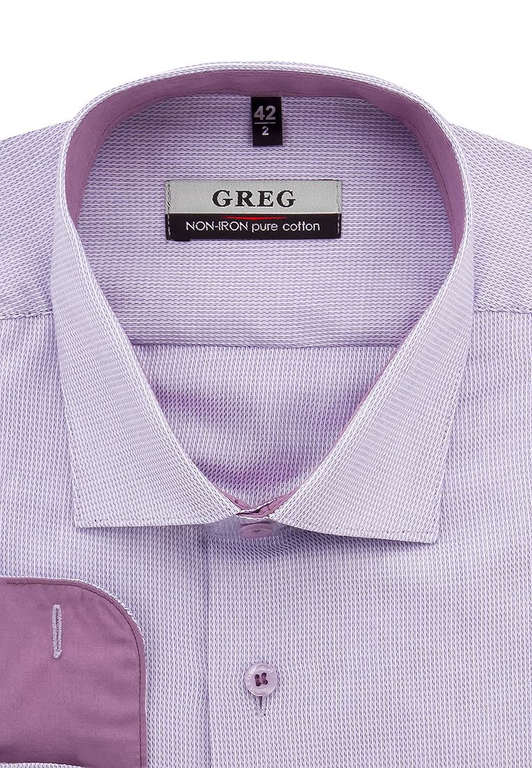 

Рубашка мужская Greg 01-00006988 розовая 44, Розовый, 01-00006988