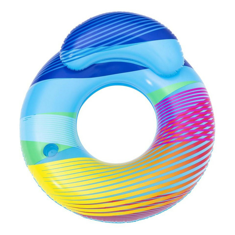 

Надувной круг Bestway Swim Bright для плавания светодиодный 118x117 см, Разноцветный