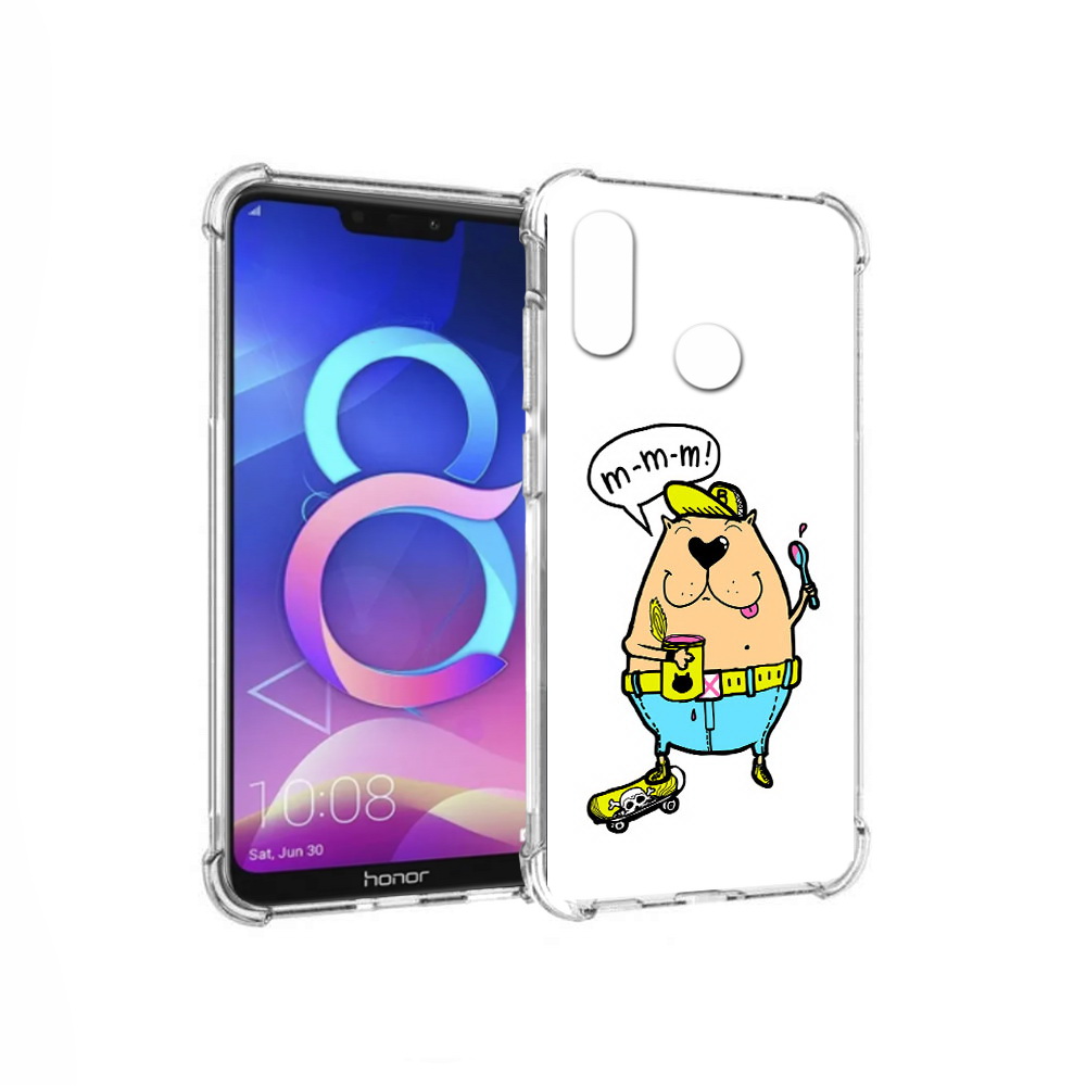 

Чехол MyPads Tocco для Honor 8C Бобр (PT121522.29.30), Прозрачный, Tocco