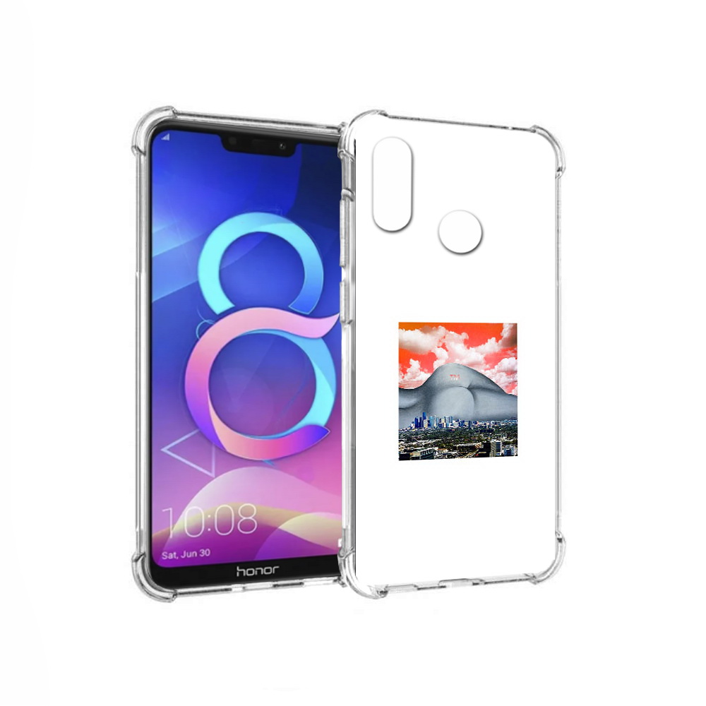 

Чехол MyPads Tocco для Honor 8C город с девушкой на фоне (PT121522.29.297), Прозрачный, Tocco