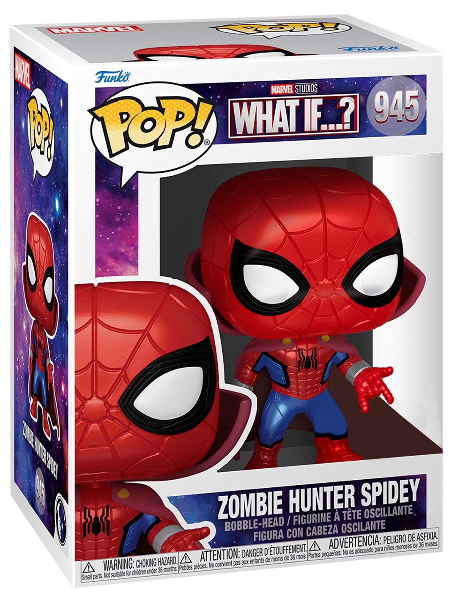 

Фигурка Funko POP! Человек паук охотник на зомби Марвел Spider Man Marvel № 945 головотряс