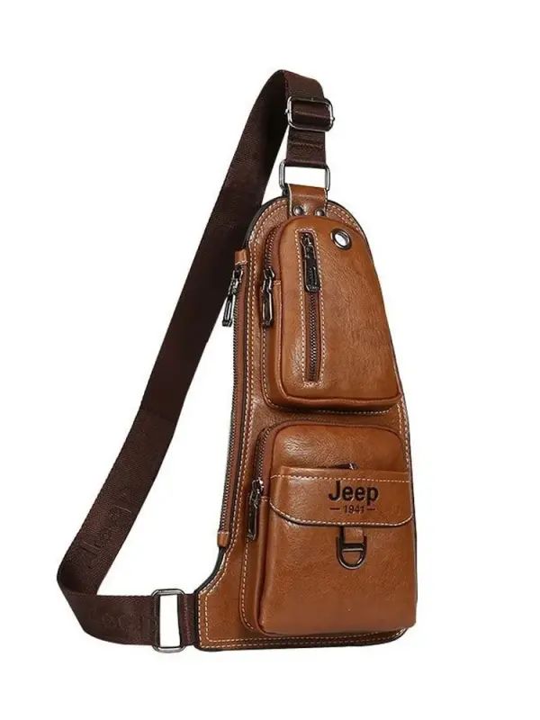 

Сумка-слинг мужская ForAll 1251 light brown, 38х18х4 см, Коричневый, 1251