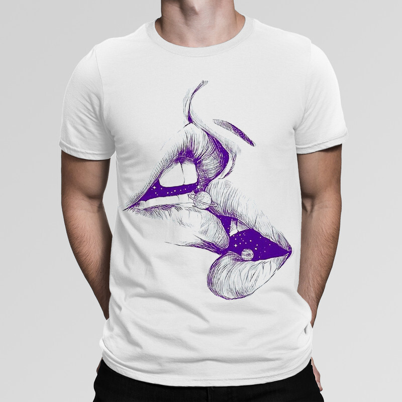 

Футболка мужская Dream Shirts Космический Поцелуй 556159222 белая XS, Космический Поцелуй 556159222
