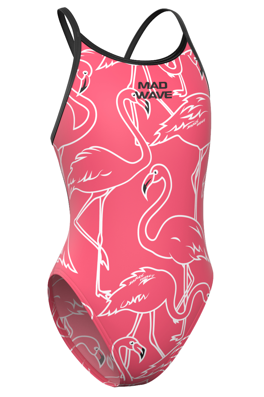 

Купальник слитный детский Mad Wave Flare junior Anti-chlor K2, розовый, 134, Flare junior Anti-chlor K2