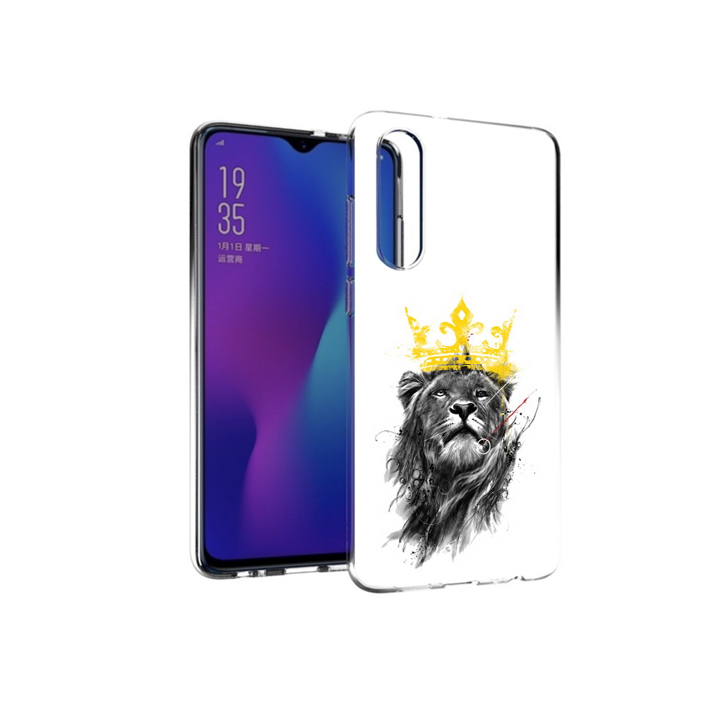 

Чехол MyPads Tocco для Huawei P30 король-лев, Прозрачный, Tocco