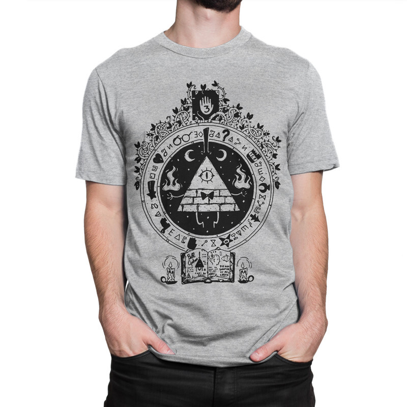 

Футболка мужская Dream Shirts Билл Шифр - Гравити Фолз 556028222 серая XL, Билл Шифр - Гравити Фолз 556028222